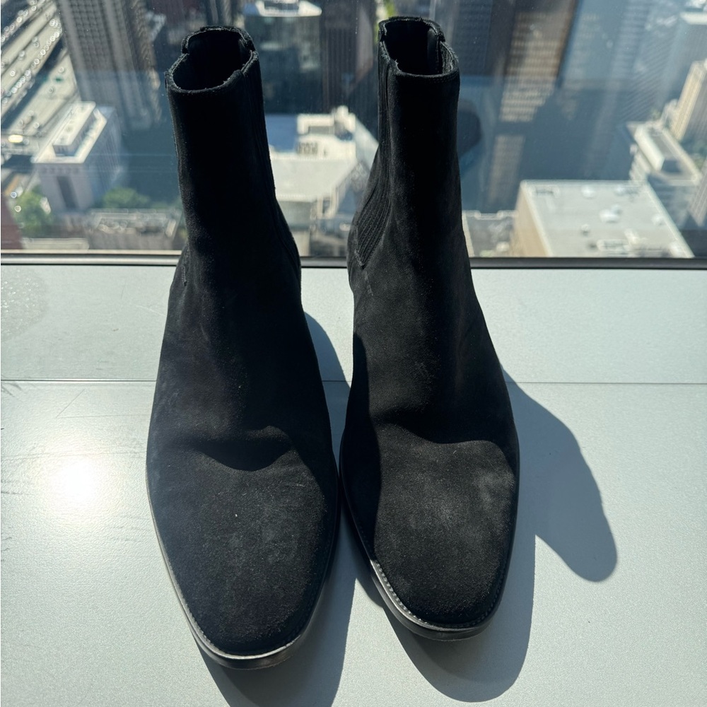 Black Suede Ankle Boots